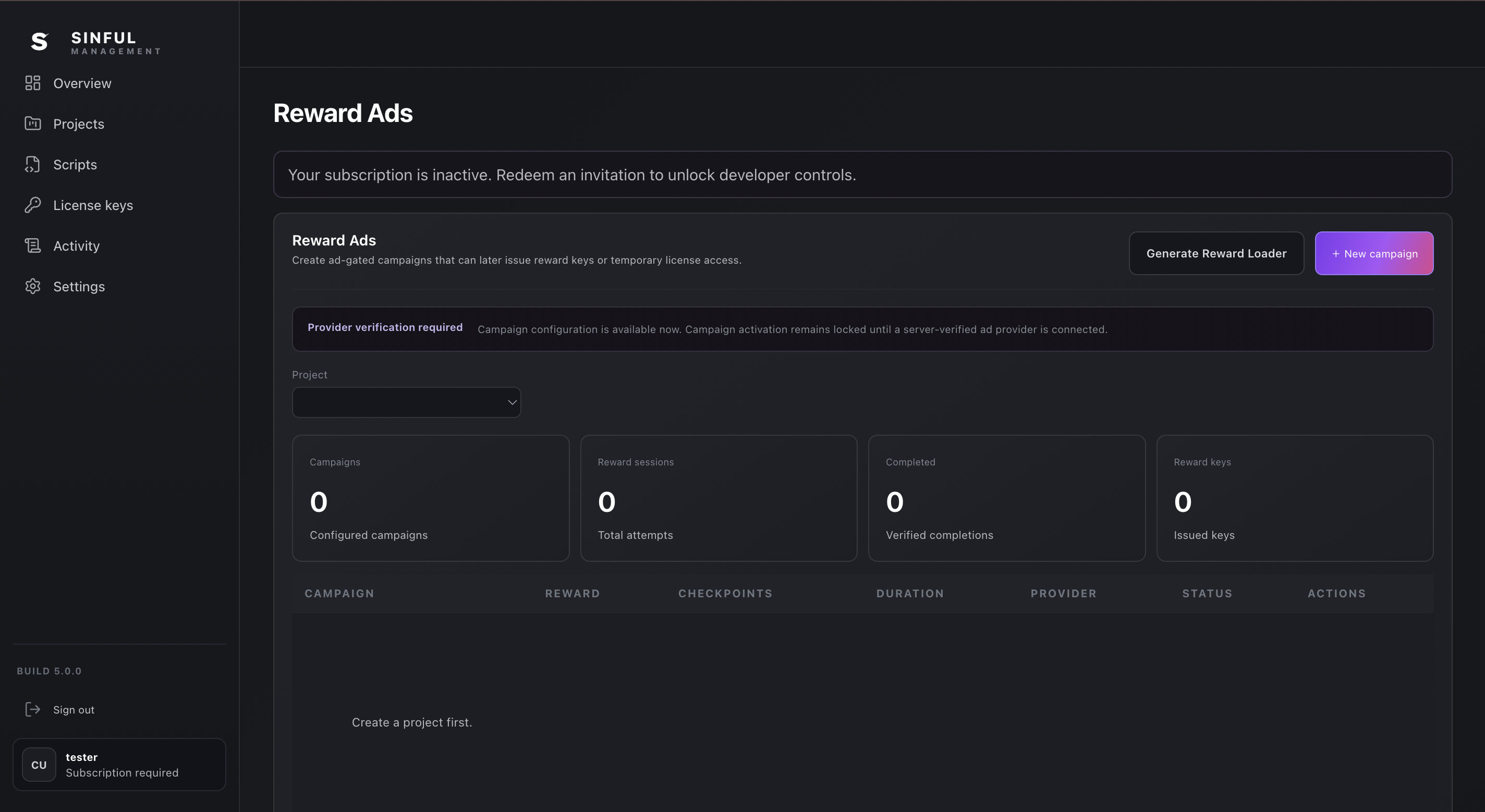 Reward ads